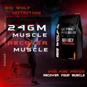 3 - Big Wolf Nutrition Ultra Premium Whey Protein,  2.2 lb  Unflavoured 