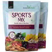 1 - NourishVitals Sports Mix Seeds, Nuts & Berries, Unflavoured (Pack of 2) 200 g