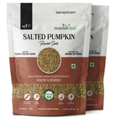1 - NourishVitals Salted Pumpkin Roasted Seeds, Unflavoured (Pack of 2) 200 g