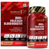 1 - MuscleXP Iron + Folic Acid Blood Booster Daily Vital, 60 veggie capsule(s)