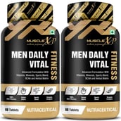1 - MuscleXP Men Daily Vital Fitness,  60 tablet(s)  Unflavoured (Pack of 2) 