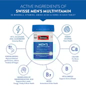 5 - Swisse Mens Ultivite Multivitamin,  60 tablet(s)  Unflavoured 