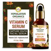 1 - Himalayan Organics Vitamin C Serum,  30 ml  with Hyaluronic Acid and Vitamin E 