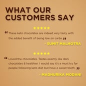 5 - Lo! Foods Dark Keto Chocolates,  2 Piece(s)/Pack  Stevia Sweetened | No Added Sugar 