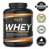 8 - INLIFE Whey Protein Powder,  4.4 lb  Vanilla 