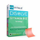 3 - HealthKart HK Vitals DISOLVE Strips Vitamin B12, 30 Strip(s) Orange