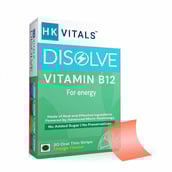 2 - HealthKart HK Vitals DISOLVE Vitamin B12, 30 Strip(s) Natural Orange