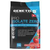 1 - Genetic Nutrition Pro-Isolate Zero, 3.3 lb Fresh Strawberry
