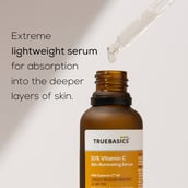 7 - TrueBasics 10% Vitamin C Skin Illuminating Serum with Kakadu Plum Extract,  30 ml  for Skin Brightening, Fine Lines & Wrinkles