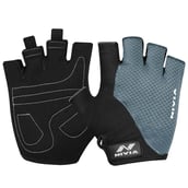 4 - Nivia Coral Sports Gloves, Black/Grey Large