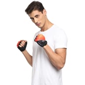 1 - Nivia Crystal Sports Gloves, Red Small