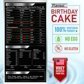 2 - Nutristar So Isolate,  2.2 lb  Birthday Cake 