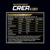 3 - Nutristar Micronized CREA Gold Creatine Monohydrate,  Unflavoured  0.22 lb 
