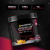 3 - Nutristar Meteor Explosive Pre Workout,  0.66 lb  Orange 