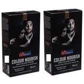 Dr Batra's Colour Nourish Hair Colour Cream,  60 ml  Black (Pack of 2) 