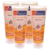 Dr Batra's Face Wash Daily Care,  100 g  for All Skin Type (Pack of 4) 