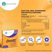 8 - Velbiom OneBC,  6 Piece(s)/Pack  Unflavoured 