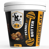 1 - IRON LIFTERS Peanuts Butter,  1 kg  Crunchy Chocolate 