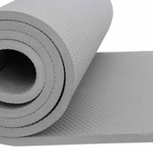 7 - Nivia Yoga Mat Anti Skid,  Grey  10mm 