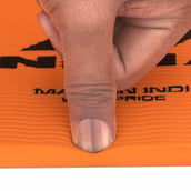 7 - Nivia Yoga Mat Anti Skid, Orange 4mm