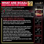 8 - MuscleXP Instantized BCAA 6000 with L-Alanine & Taurine,  0.88 lb  44 Servings  Orange 