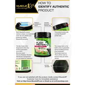 7 - MuscleXP Plant Protein with Herbal and Vegetable Blend,  0.44 lb  Chocolate 