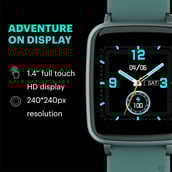 2 - Noise ColorFit Beat Smartwatch, Deep Wine Free Size