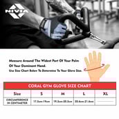 Nivia Coral Sports Gloves,  Sky Blue/Grey  Large 