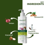 3 - Health Veda Organics Onion Conditioner,  200 ml  for All Hair Type 