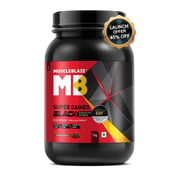 1 - MuscleBlaze Super Gainer Black OP, 2.2 lb Chocolate