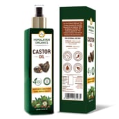 3 - Himalayan Organics Cold Press - 100% Pure - Castor Oil, 200 ml for Stronger Hair, Skin & Nails
