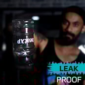 2 - beatXP Gallon Water Bottle with Mixer Ball and Strainer,  Black  1.5 L 