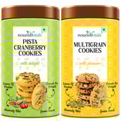 1 - NourishVitals Cookies,  0.120 kg  Pista Cranberry+Multigrain Combo 