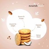 3 - NourishVitals Cookies,  0.120 kg  Cocount Pack of 2 