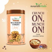 2 - NourishVitals Cookies, 0.120 kg Multigrain (Sugar Free) Pack of 2