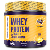 1 - Leopard Nutrition Whey Protein Isolate + Concentrate, 0.55 lb Vanilla