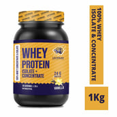 2 - Leopard Nutrition Whey Protein Isolate + Concentrate,  2.2 lb  Vanilla 