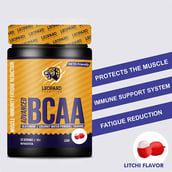 3 - Leopard Nutrition Advanced BCAA,  0.55 lb  25 Servings  Lichi 
