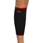 1 - Nivia Orthopedic Calf Support Slip-In (RB-20),  Black-Red  Large 