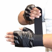 1 - MuscleXP Firm Stud Workout Gym Gloves,  Jet-Black  Free Size 