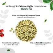 3 - Neuherbs Organic Green Coffee Beans for Weight Loss - Pack of 2,  0.200 kg 