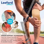 4 - Leeford Knee Cap,  Beige  Medium 