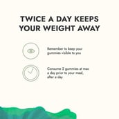 7 - Kapiva Weight Wise Foods Apple Cider Vinegar,  60 gummies  Natural 