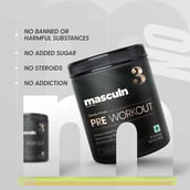 4 - Masculn Pre Workout,  0.44 lb  Green Apple Assault 
