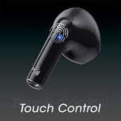 8 - Zebronics Zeb-Sound Bomb S101 Wireless Earbuds,  Black 