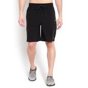 2 - John Ally Dry-Fit Gym Workout Shorts with Zipper Pockets & Flap Pockets, Small Jet Black