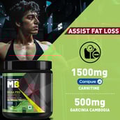 MuscleBlaze BCAA Pro Ripped, 0.75 lb 22 Servings Sour Green Apple