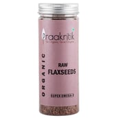 1 - Praakritik Organic Raw Flaxseeds,  Unflavoured  200 g 