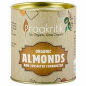 1 - Praakritik Organic Almonds,  200 g  Natural 