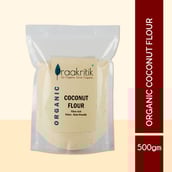 4 - Praakritik Organic Coconut Flour,  Natural  500 g 